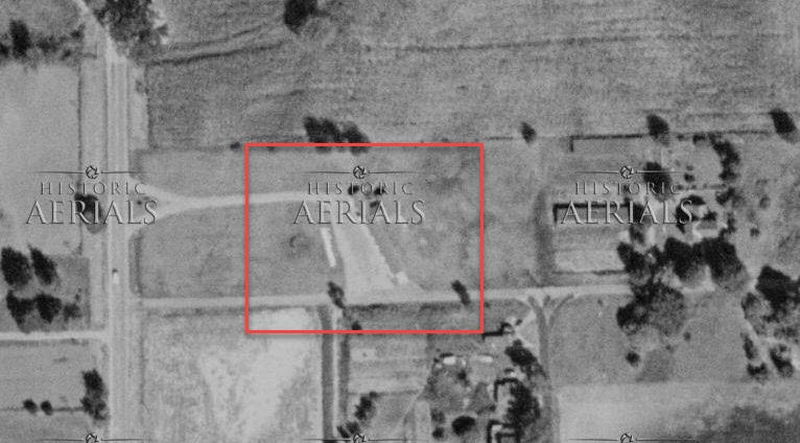 Sunset Acres Motel - 1955 Aerial (newer photo)